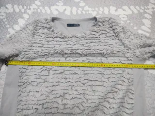 Jersey gris claro con textura,Talla 42 ,Atmosphere