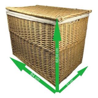 Baúl Mimbre Grande XXL Artesanía Parras