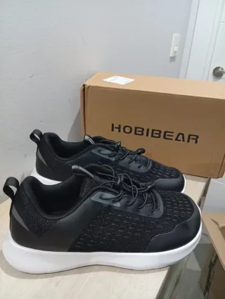 Zapatillas Hobibear Talla 42 Negras Blancas