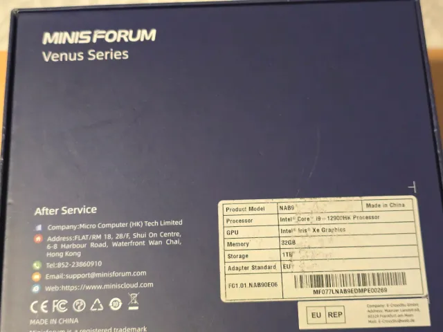 MINISFORUM NAB9 Mini PC i9-12900
