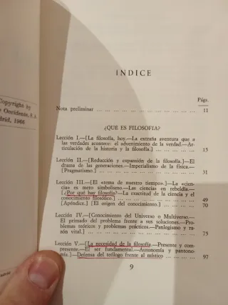 Que es Filosofía de Jose Ortega y Gasset