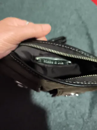 Bimba y Lola Cartera Negra y Plateada