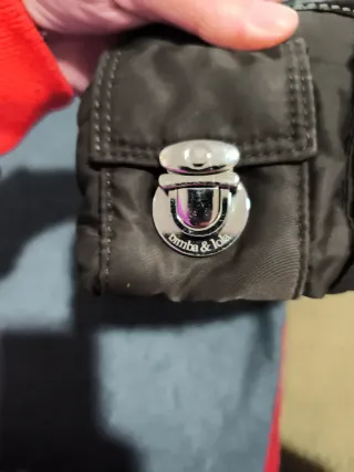 Bimba y Lola Cartera Negra y Plateada