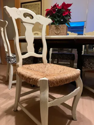 Mesa de comedor y 6 sillas