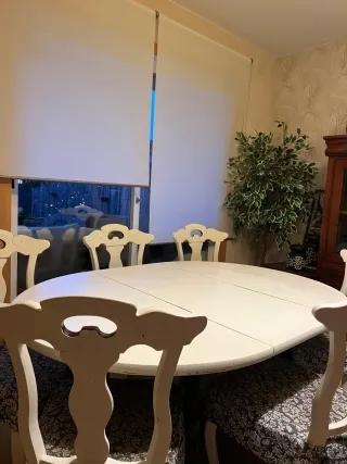 Mesa de comedor y 6 sillas