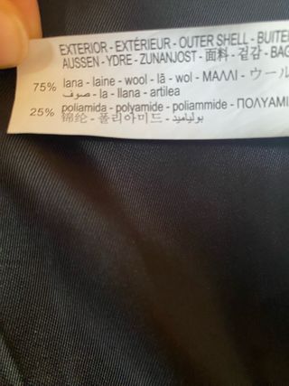 Abrigo Zara Camel Talla XS, oversize.