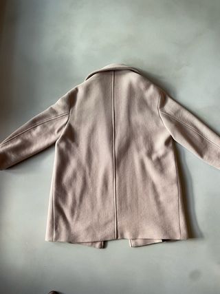 Abrigo Zara Camel Talla XS, oversize.