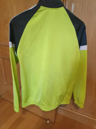 Chaqueta Deportiva Adidas Verde y Negra de niño