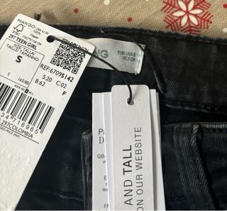 Vaqueros skinny mujer Mango negros talla S