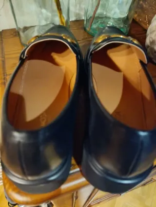 Zapatos Mocasines Negros Mujer