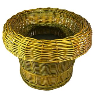 Bota Mimbre Artesanía Parras Verdosa