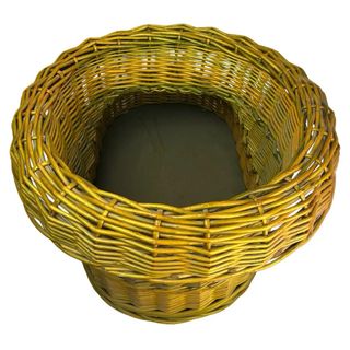 Bota Mimbre Artesanía Parras Verdosa