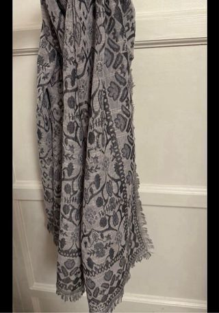 Pashmina Paletina Bufanda Mujer Gris