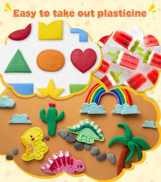 Juego de Plastilina para Niños – 48 Piezas Moldes