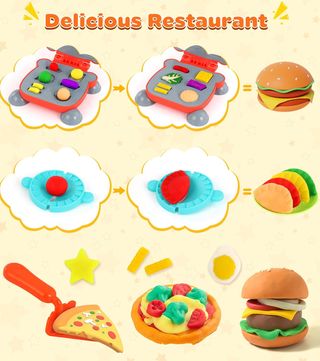 Juego de Plastilina para Niños – 48 Piezas Moldes