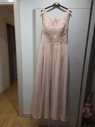 Vestido de fiesta rosa