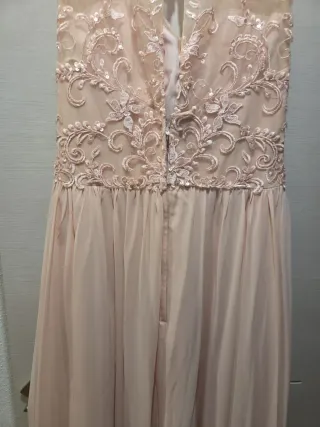 Vestido de fiesta rosa