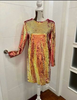 Vestido lentejuelas El Corte Inglés