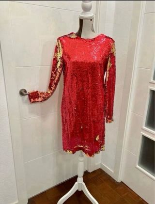 Vestido lentejuelas El Corte Inglés
