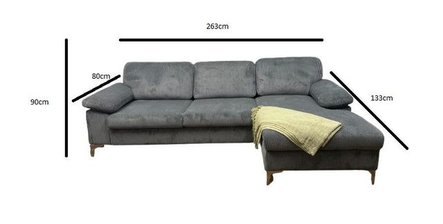 Sofá Esquinero Ciryl -- Suavidad y Estilo de Lujo