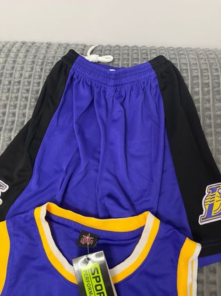 Conjunto Lakers Niño Baloncesto Talla L