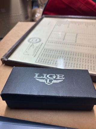 Reloj LIGE Negro Caballero