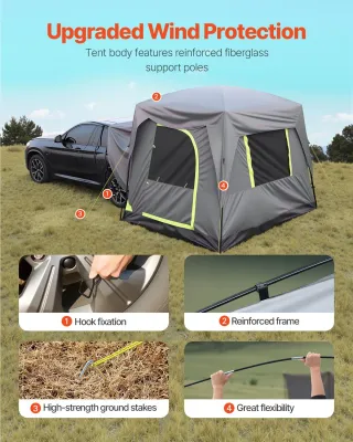 Tenda da Campeggio per Auto 248 x 308 x 230 cm