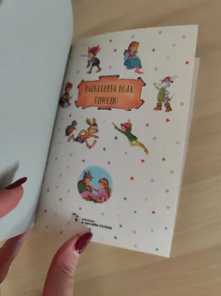 Libro Caperucita roja y Pinocho