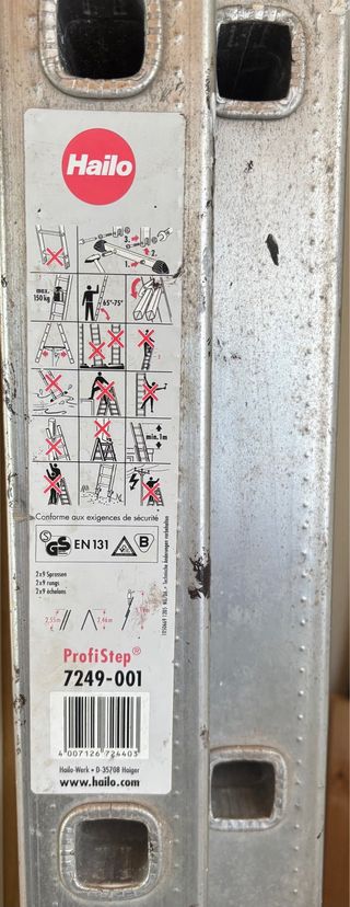 Escalera profesional aluminio