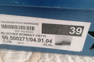 Zapatos Cetti piel marrones talla 39