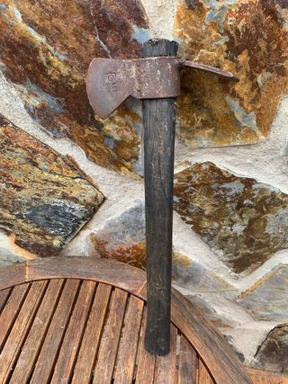 Hacha Azuela Antigua de Campo