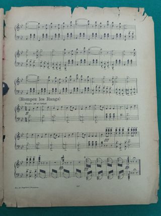 Partitura Valse Militaire Belge - Louis Frémaux