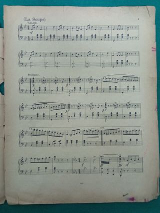 Partitura Valse Militaire Belge - Louis Frémaux