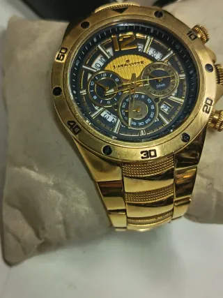 Reloj Lanscotte Absolute Dorado Negro