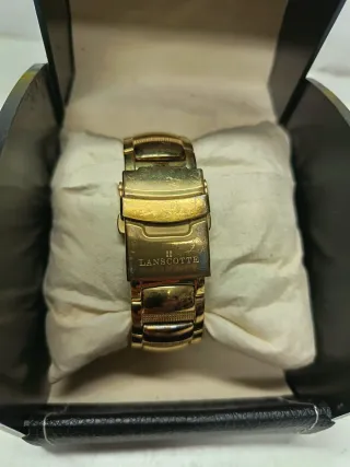 Reloj Lanscotte Absolute Dorado Negro