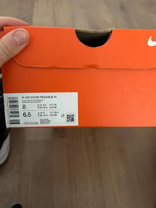 Zapatillas Nike Pegasus Negras y Blancas