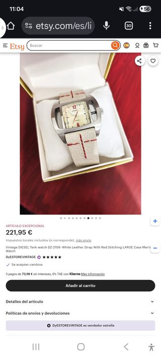 Reloj Diesel DZ-2019 Cuarzo Marrón/Plata