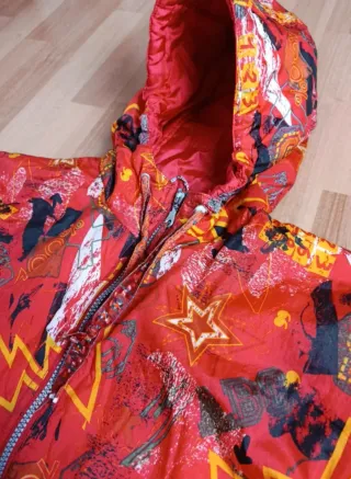 Giubbotto Piumino Vintage Sci Anni 90 Multicolor