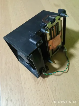 Ventilador disipador PC negro