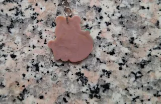 Portachiavi capibara con Fragola