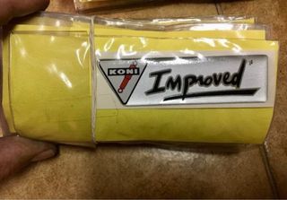 2 pegatinas KONI Improved