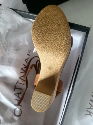 Sandalias mujer con cordones tobillo T37