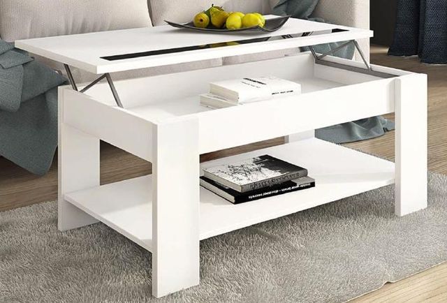 Mesa elevable moderna en  2 colores