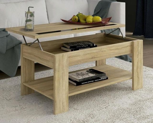 Mesa elevable moderna en  2 colores