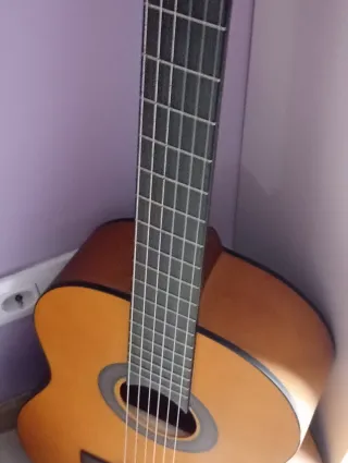 Guitarra Clásica Marrón con Funda