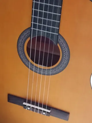 Guitarra Clásica Marrón con Funda
