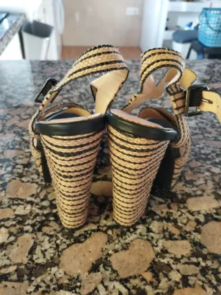 Sandalias de cuña verano mujer
