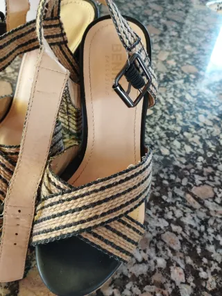 Sandalias de cuña verano mujer