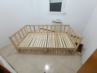 Cama nido 190 x 90 cm Madera de pino macizo