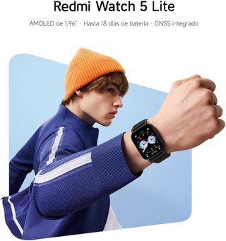 Smartwatch Xiaomi Redmi Watch 5 Lite Plata/Blanco